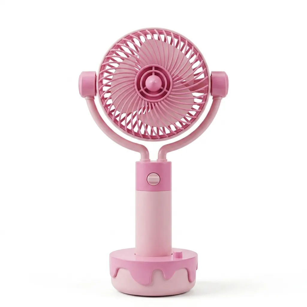 Set of 1 Rechargeable Mini Hand Fan 500mAh USB Portable