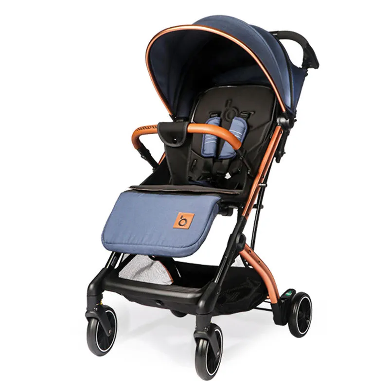 QZ1-Pro | BaoBaoHao TOBY QZ1 Portable Stroller Luggage Prams - Navy Blue