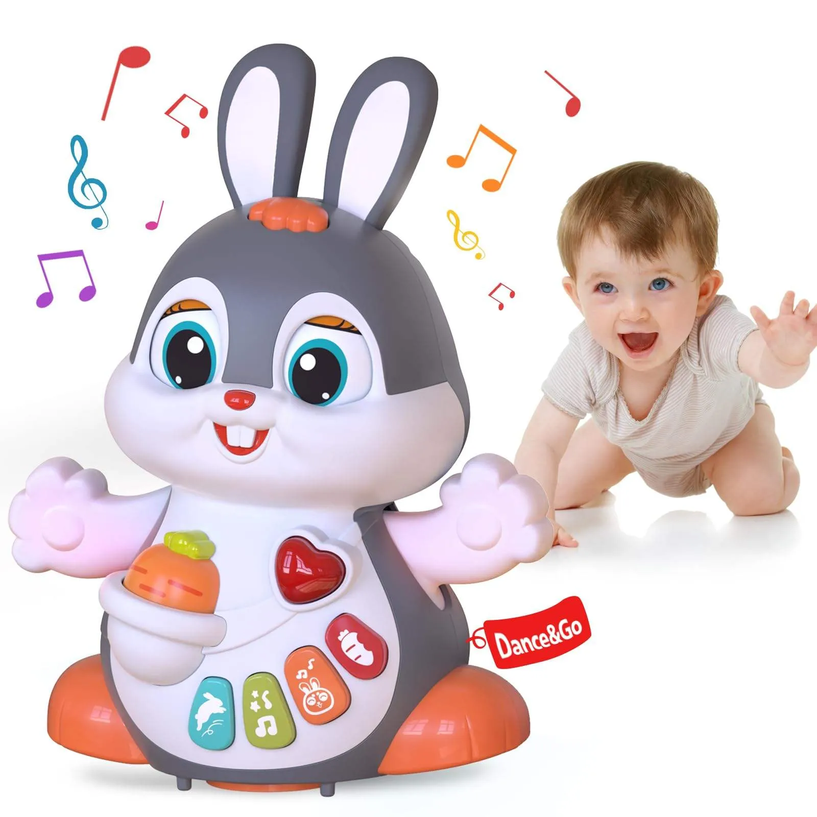 Baby Musical Crawling Penguin Learning Toy for Kids