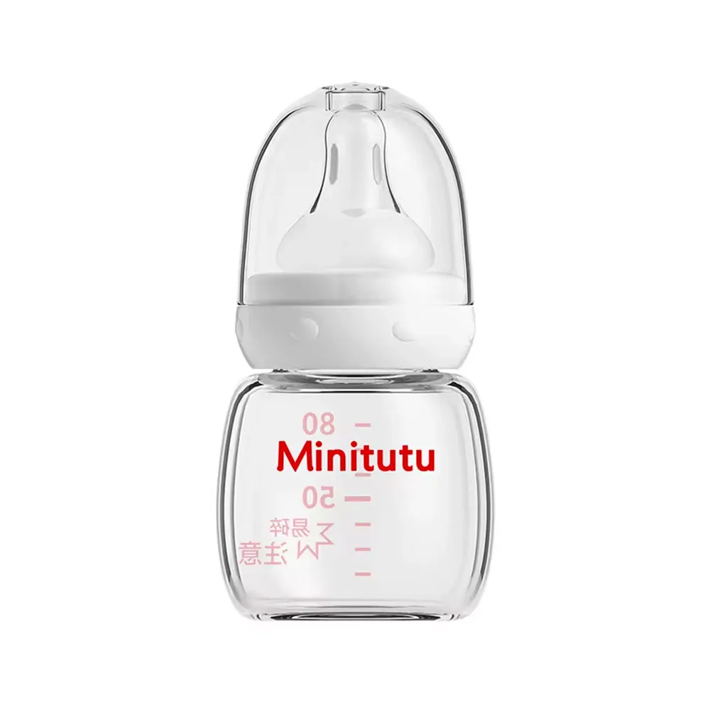 Minitutu Wide Mouth Anti-Colic Baby Feeding Bottle