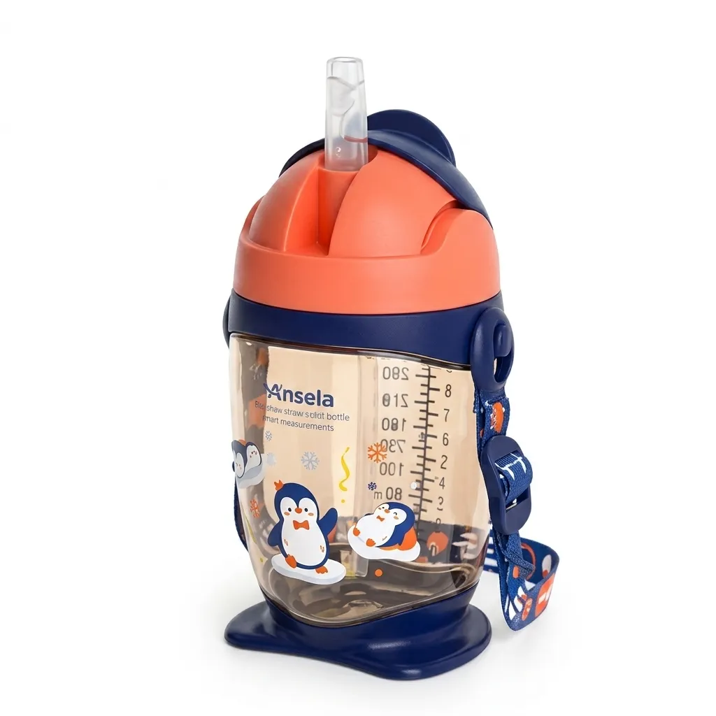 Minitutu Penguin Series Baby Drinking Bottle - 300 ML